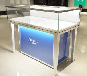 Wholesale Aluminum Alloy Frame Mobile Jewelry Store Showcases Lighted Jewelry Display Case from china suppliers