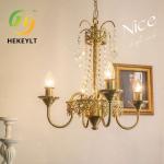 French Court Crystal Chandelier Light Luxury Bedroom Villa Dining Room Vintage