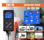 6v 12v 24v KONNWEI KW710 Car Battery Tester For Truck Motorcycle Vehicle