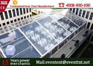 Wholesale Large Capacity Luxury Wedding Party Tent With Inflatable Roof Cover / Aluminum Door from china suppliers