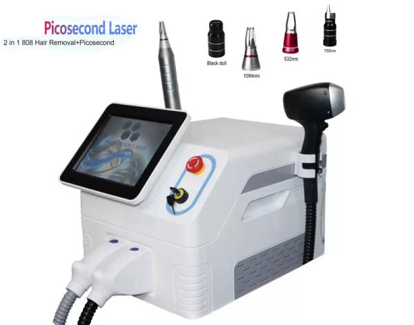 2 In 1 Picosecond Laser Tattoo Removal Machine 808nm Diode Laser Hair Removal