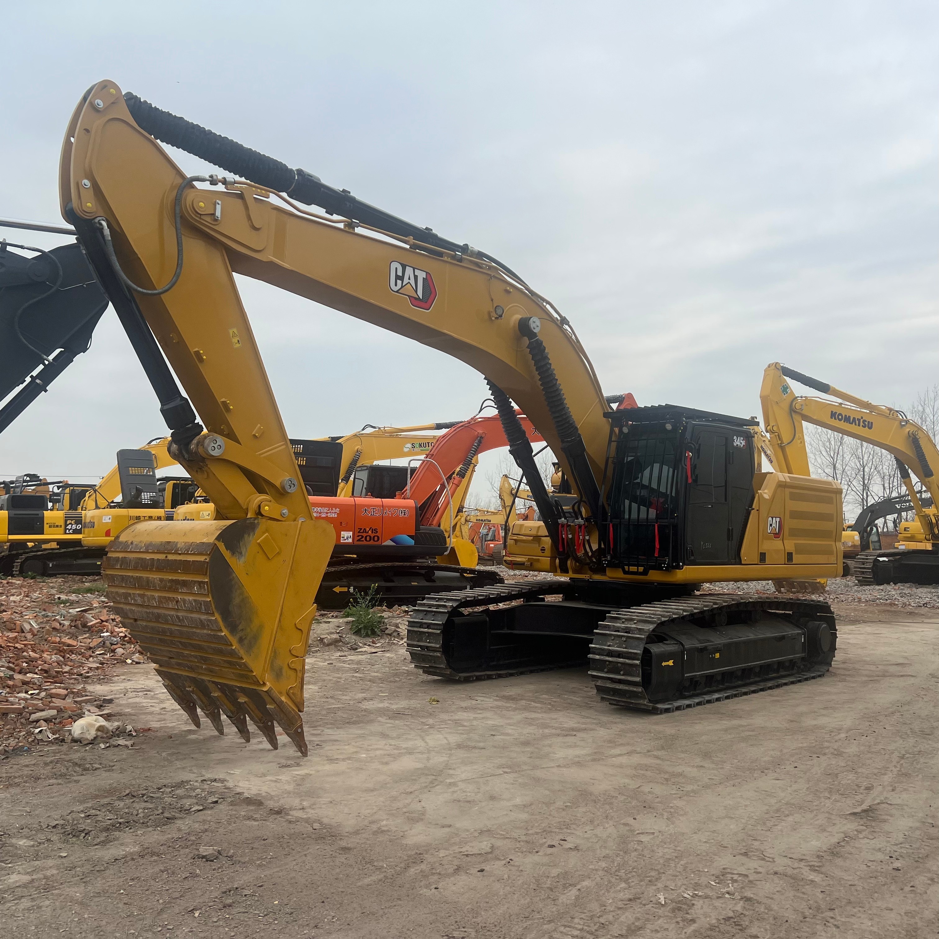 Used CAT 345GC Excavators Heavy Duty 45Ton Caterpillar Mining Tracked Machine Digger