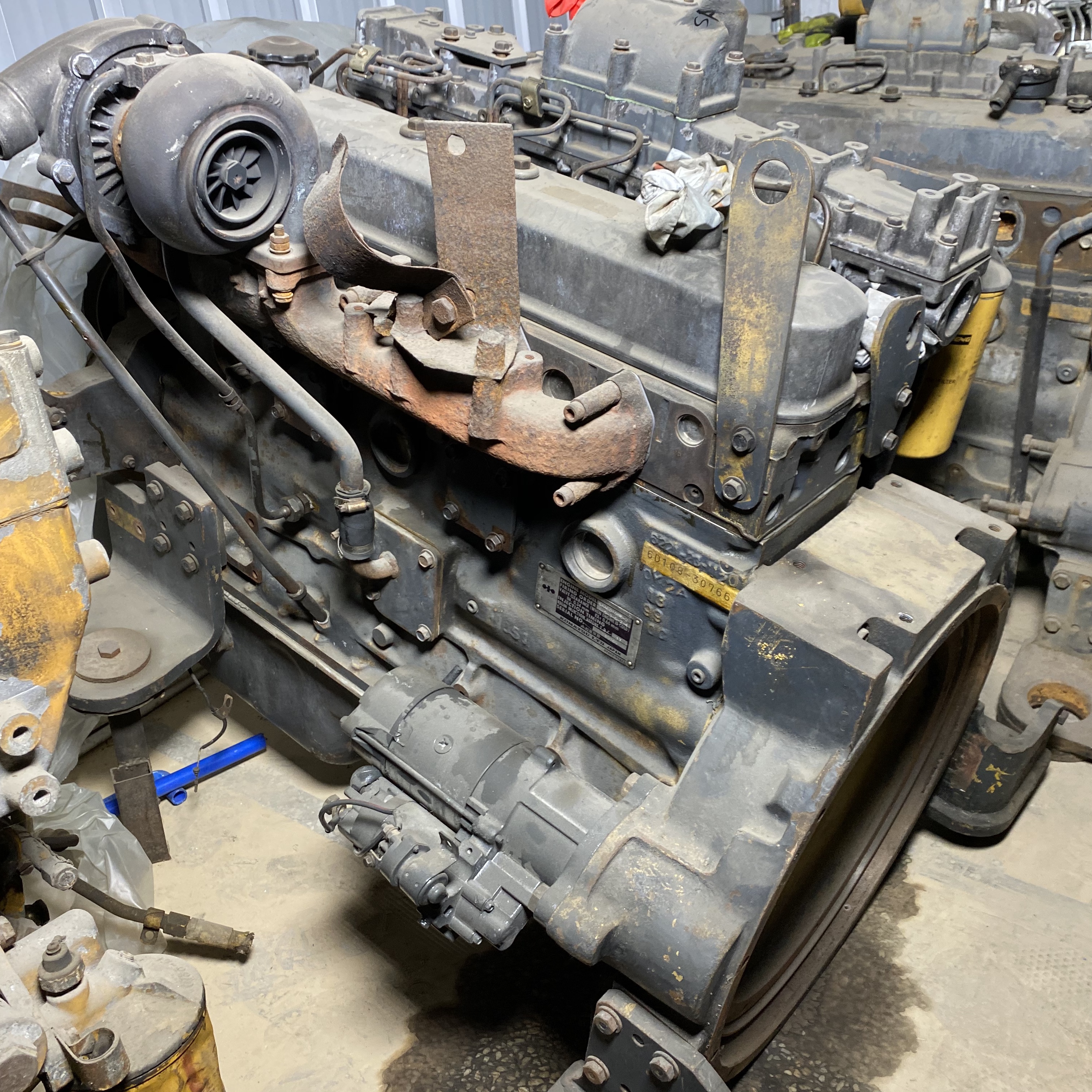 Used SA6D108-2 Engine Assy 4 Stroke Komatsu Cummins Engine Euro 3