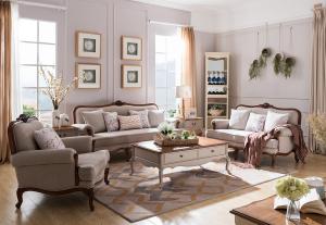 Wholesale European design Hotels 1+2+3 seat Sofa set for Hotel lobby and Living room furniture made by China 16years factory from china suppliers