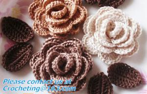 China custom colorful crochet, crochet collar necklace, necklace, Crochet Flower Pendant, FLOWER on sale