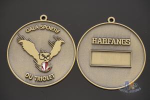 Wholesale Bespoke Custom Baseball Award Medals , Sports Music Running Winner Metal Medallion from china suppliers