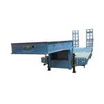 4 Axles 50 Tons Machinery Transport Low Bed Lorry Excavator Semi Lowbed Trailer