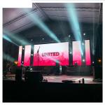 P2.976 Full Color Outdoor LED Display Panels 500x500mm Cabinets Front Open