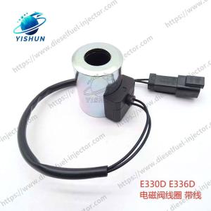 Wholesale E330D E336D Battery Valve Coil With Wire 12V 24V from china suppliers