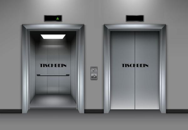 1.0m/s 1350kg 1500kg 1600kg 2000kg Glass Wall Hospital Elevator with Braille