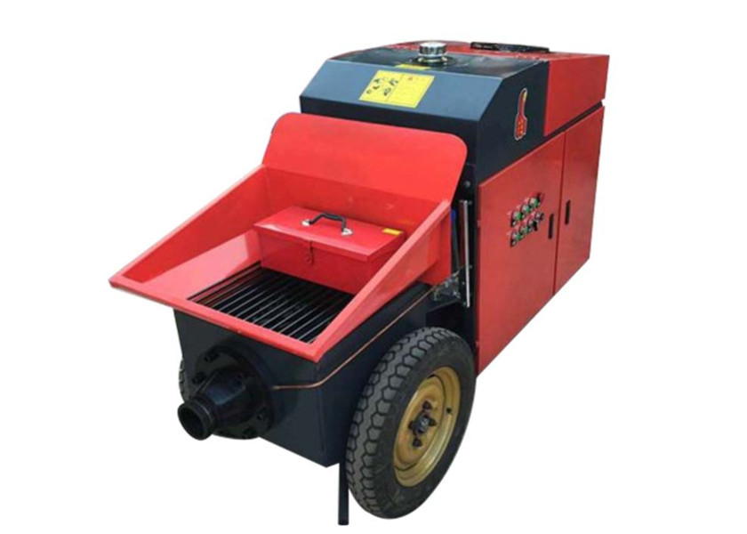 SGS BV Mobile Concrete Pump 7M3/H Portable Concrete Mixer With Pump