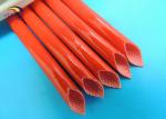 Silicone Coated Fiberglass Braided Sleeving / Insulation Silicon Glass Tube