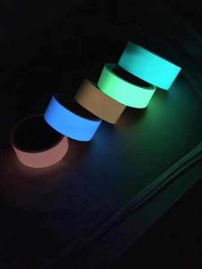 Wholesale Blue/red/pink/yellow color PET type photo luminescent vinyl sticker 6-8 hours for cutting from china suppliers