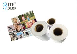 Wholesale Glossy Dry Inkjet Minilab Photo Paper , Mircorporous RC White Paper from china suppliers