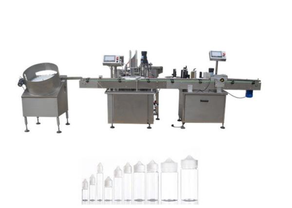 220V 50 / 60Hz Fully Automatic Liquid Filling Machine For 120ml Safety Cap