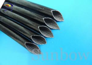 Wholesale Black Red Silicone Coated Fiberglass Sleeving Electrical Insulation Sleeving from china suppliers