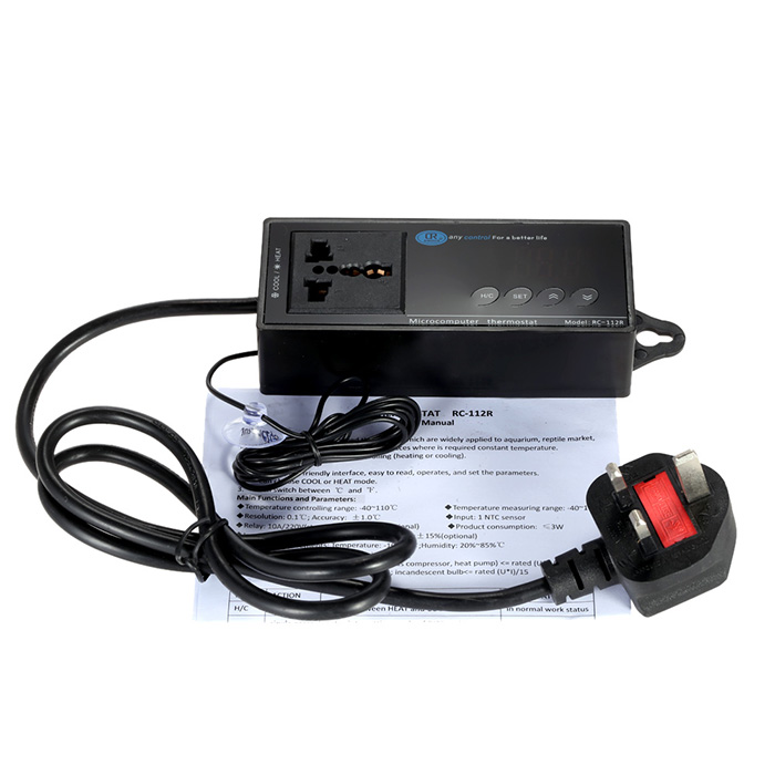 Dual-use Digital thermal regulator Industrial Thermostat LED Temperature Controller for Aquarium Reptile