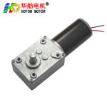 Hofon 40mm 12 24 voltage brushed reductor motor 6V 12v 24V DC micro Worm Gear