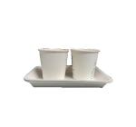 Durable Green Paper Plate Making Machinery Molding Pulp Tableware 1500 -