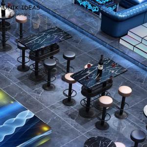 Wholesale Marble Outdoor Bistro Bar Tables And Chairs 140cm 150cm 160cm Night Bar KTV Music from china suppliers