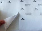Satin Cloth Hot Melt Glue 140GSM Blank Fabric Labels