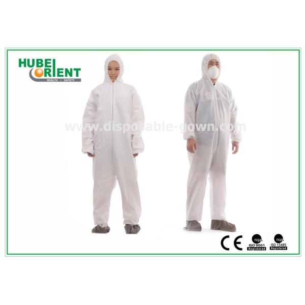 Personal Protective Hooded Waterproof Disposable Microporous Coverall