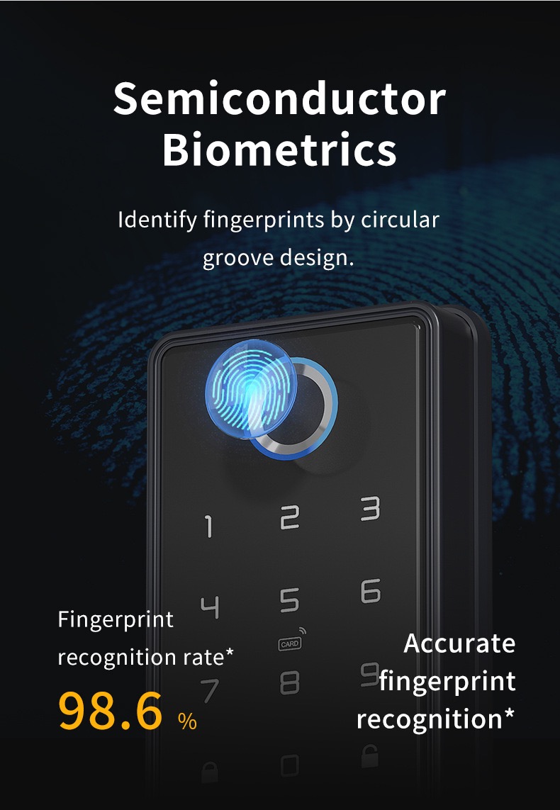 Sensor Smart Card Intelligent Lock Password Keyless Fingerprint