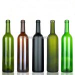 Custom Make Super Flint Glass Empty 750ml 800ml 850ml Glass Wine Bottle With
