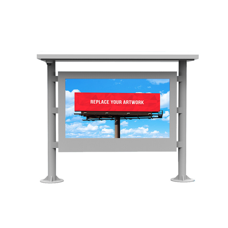 2500 Nits 700W 72" Outdoor Lcd Display Totem For Bus Station