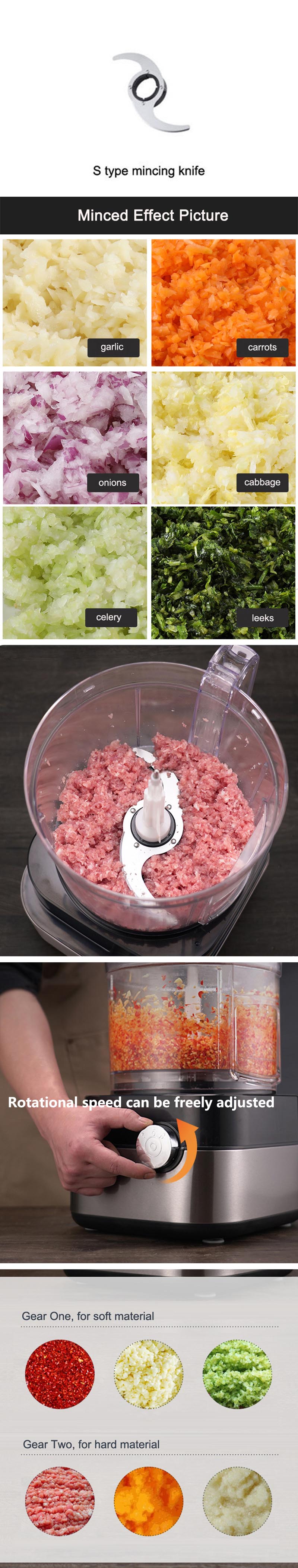 Convenient Commercial Vegetable Cutting Machine with Lid and PC Stainless Steel Housing