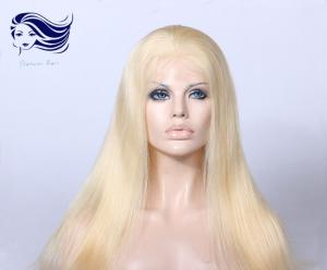 Wholesale Straight Blonde Full Lace Wigs Human Hair , Full Lace Wigs Virgin Hair from china suppliers