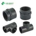 DIN Standard Dark Gray Pn16 PVC Pipe Fittings 110mm Y Type Tee for Water