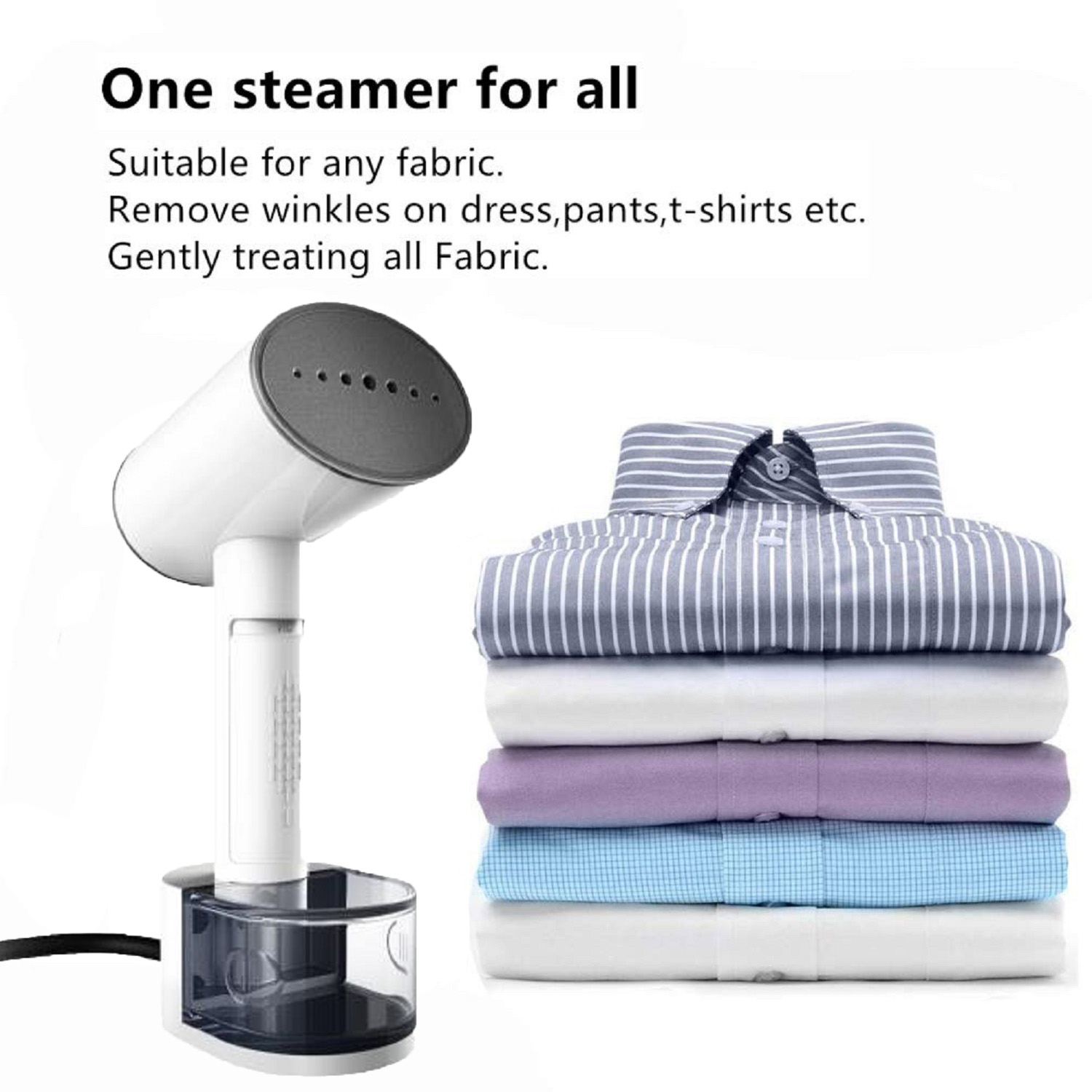 Electric Portable Handheld Mini Standing Garment Steamer Compact and Portable Design