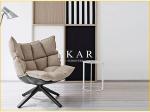 Modern Italian Designer Furniture Fashion Soft Leisure Lounge Chair ZZ-ZKB007