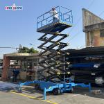 Indoor Outdoor Mini Mobile Scissor Lift 400kg-3100kg Wheeled Scissor Lift
