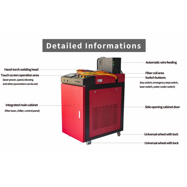 1000w 1500w 2000w Handheld Metals Laser Welding Machine