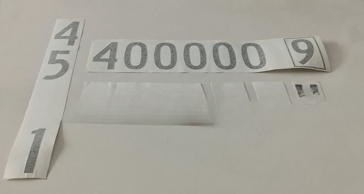 Get the Best Performance from Your Shipping Container with 3M Technology Number Letter Mark LOGO Weight Decal Spare Parts