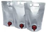 Aluminum Foil Stand Up Pouch With Spout 1l 2l 3l 5l Olive Oil Coffee Wine