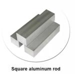 6005 Extruded Aluminium Square Bar For Construction Decoration