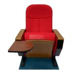 Contemporary Auditorium Theater Seating Stackable Padded Folding Prayer Chair