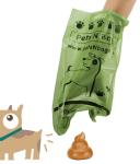 Eco friendly amazon doggie waste bags PET custom printed popular poop bag holder