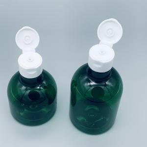 Wholesale Dark Green Empty Wholesale 50ml 100ml 150ml Round Custom Shampoo Bottle PET Cosmetic Plastic Pump Bottle from china suppliers