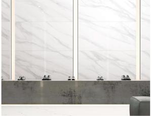 Wholesale SGS Soncap Full Body Porcelain Tiles Polished White 3d Inkjet Glazed 450X900mm from china suppliers