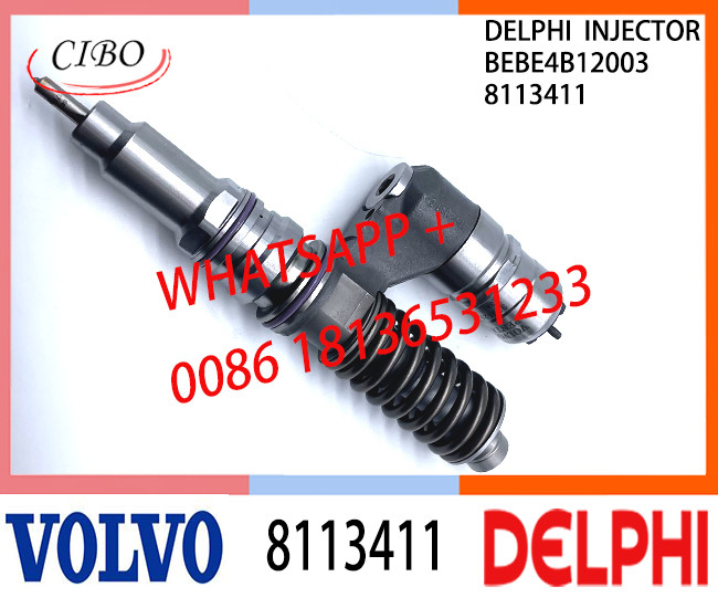 VOL 8113411 BEBE4B12003 Fuel engine Diesel Injector 8113411 BEBE4B12003 A3 for VOL D12 3039 US 465 SPEC 345-385 HP