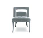 new design velvet fabric solid wood dining chair for event rental