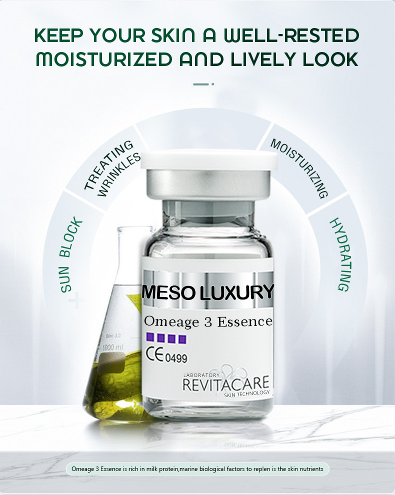 Wholesale Price Omega 3 Serum Meso Skin Care Microneedling Natural Organic Anti Aging Essence