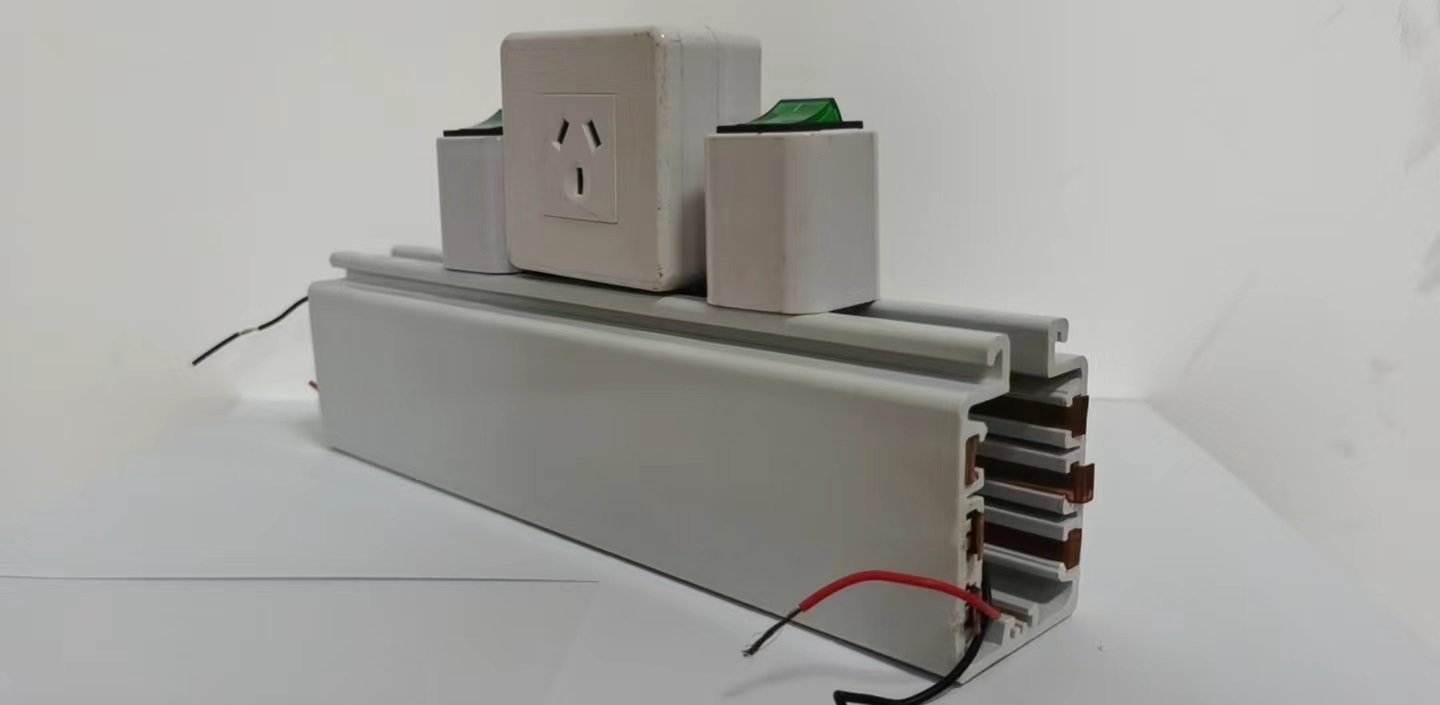 Overhead Electrical Bus Bars 20a To 40a Lighting Bus Duct Trunking System