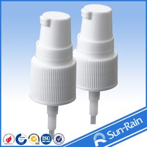 Wholesale 18mm 20mm 24mm Full White plastic cosmetic pumps for lotion bottles from china suppliers