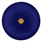 Crystal Glass Vessel Basins Royal Blue Color Countertop Sink