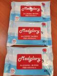 10 Pieces 75% Alcohol Wet Wipes Kill 99.9% Of Germ For Human Body Skin